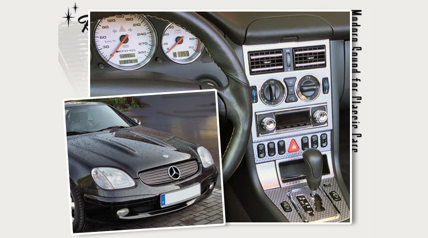 Autoradio im Mercedes Benz R170